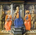madonna enthroned with saints